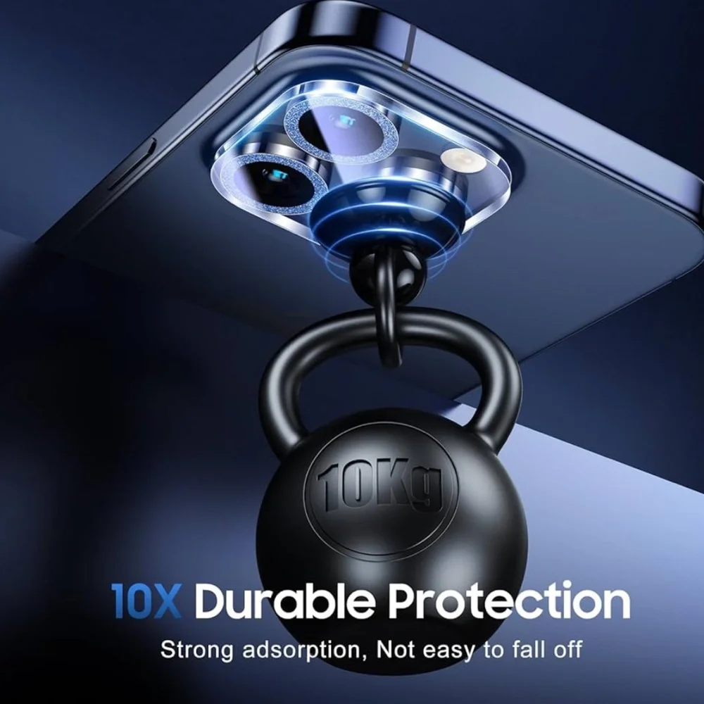 5for$10 Glitter Blue iPhone 15 Pro/iPhone 15 Pro Max Camera Lens Protector 3Pk